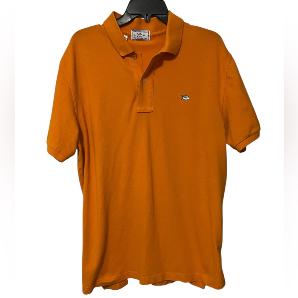 Men’s Orange Southern Tide Skipjack Polo